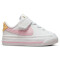 NIKE Court Legacy Baby-Sneaker 115 - white/pink foam -sesame-honeydew 19.5