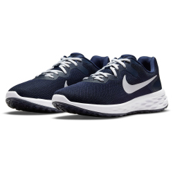 NIKE Revolution 6 Next Nature Road Laufschuhe Herren 401 - midnight navy/white-obsidian-ashen slate 42