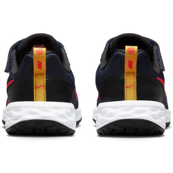 NIKE Revolution 6 Freizeitschuhe mit Klettverschlu&szlig; Kinder 412 - midnight navy/bright crimson-black 29.5