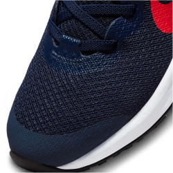 NIKE Revolution 6 Freizeitschuhe mit Klettverschlu&szlig; Kinder 412 - midnight navy/bright crimson-black 29.5