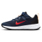 NIKE Revolution 6 Freizeitschuhe mit Klettverschlu&szlig; Kinder 412 - midnight navy/bright crimson-black 29.5