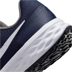 NIKE Revolution 6 Laufschuhe Kinder 400 - midnight navy/white-flat pewter 35.5