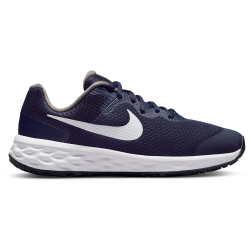 NIKE Revolution 6 Laufschuhe Kinder 400 - midnight navy/white-flat pewter 40