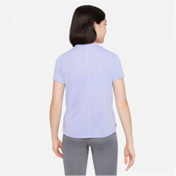 NIKE Dri-FIT One kurzarm Sportshirt Mädchen 569 - light thistle/lapis S (128-137 cm)