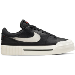 NIKE Court Legacy Lift Sneaker Damen 001 - black/sail-white-team orange 35.5