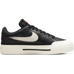 NIKE Court Legacy Lift Sneaker Damen 001 - black/sail-white-team orange 35.5