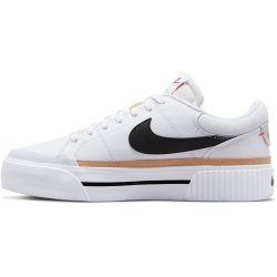 NIKE Court Legacy Lift Sneaker Damen 100 - white/black-hemp-team orange 36