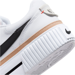 NIKE Court Legacy Lift Sneaker Damen 100 - white/black-hemp-team orange 36