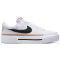 NIKE Court Legacy Lift Sneaker Damen 100 - white/black-hemp-team orange 36
