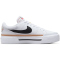 NIKE Court Legacy Lift Sneaker Damen 100 - white/black-hemp-team orange 36