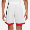NIKE Dri-FIT Big Kids (Boys) Basketball Shorts 101 - white/university red/black S (128-137 cm)