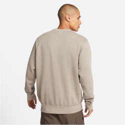 NIKE Club Fleece+ Crew Sweatshirt Herren 040 - olive grey 3XL