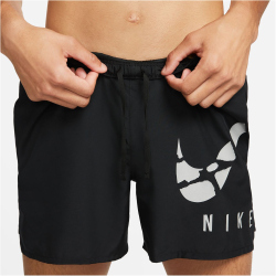 NIKE Dri-FIT Challenger Run Division 5" Brief-Lined Laufshorts Herren 010 - black/reflective silv XL