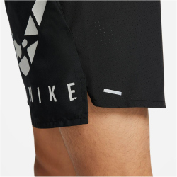 NIKE Dri-FIT Challenger Run Division 5" Brief-Lined Laufshorts Herren 010 - black/reflective silv XL