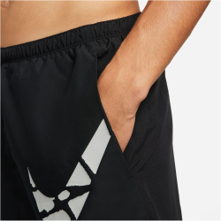 NIKE Dri-FIT Challenger Run Division 5" Brief-Lined Laufshorts Herren 010 - black/reflective silv XL