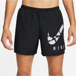 NIKE Dri-FIT Challenger Run Division 5" Brief-Lined Laufshorts Herren 010 - black/reflective silv XL