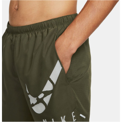 NIKE Dri-FIT Challenger Run Division 5" Brief-Lined Laufshorts Herren 325 - cargo khaki/reflective silv S
