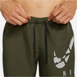 NIKE Dri-FIT Challenger Run Division 5" Brief-Lined Laufshorts Herren 325 - cargo khaki/reflective silv S