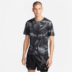 NIKE Dri-FIT Miler Camouflage kurzarm Laufshirt Herren...