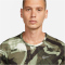 NIKE Dri-FIT Miler Camouflage kurzarm Laufshirt Herren 386 - oil green/reflective silv XL
