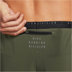 NIKE Dri-FIT Run Division Phenom Hybrid Laufhose lang Herren 325 - cargo khaki/black/reflective silv XXL