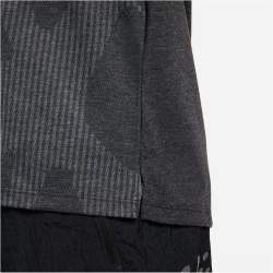 NIKE Dri-FIT Run Division kurzarm Laufshirt Herren 032 - black heather/reflective silv M