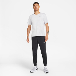 NIKE Dri-FIT Run Division kurzarm Laufshirt Herren 051 - birch heather/reflective silv S