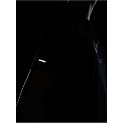 NIKE Dri-FIT Run Division kurzarm Laufshirt Herren 010 - black/reflective silv S