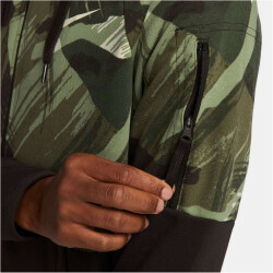 NIKE Dri-FIT Camouflage Fitness Fleece-Kapuzenjacke Herren 220 - velvet brown/black/coconut milk S