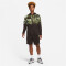 NIKE Dri-FIT Camouflage Fitness Fleece-Kapuzenjacke Herren 220 - velvet brown/black/coconut milk S
