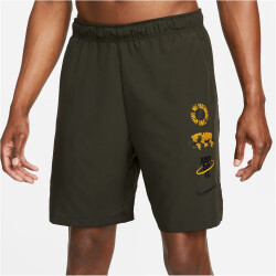 NIKE Dri-FIT Flex Woven Graphic Fitness Shorts Herren 355 - sequoia/black/black S