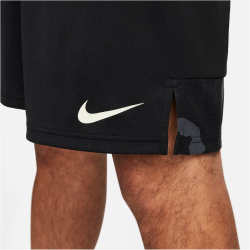 NIKE Dri-FIT Knit Camouflage Trainingsshorts Herren 010 - black/black/coconut milk S