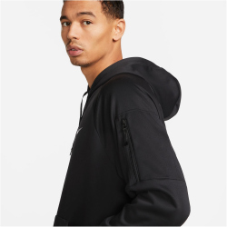 NIKE Therma-FIT Fitness Hoodie Herren 010 - black/black/white L