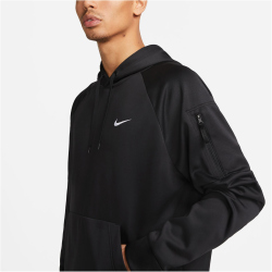 NIKE Therma-FIT Fitness Hoodie Herren 010 - black/black/white L