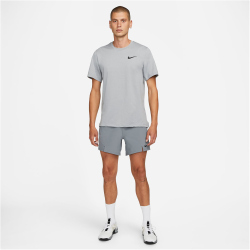 NIKE Pro Dri-FIT T-Shirt Herren 073 - particle grey/black S