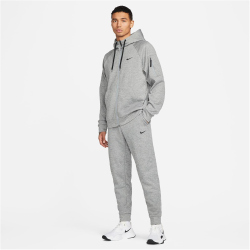 NIKE Therma-FIT Tapered Trainingshose lang Herren 063 - dk grey heather/particle grey/black XL