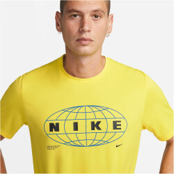 NIKE Pro Dri-FIT Graphic T-Shirt Herren 765 - yellow...