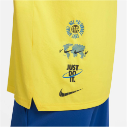 NIKE Pro Dri-FIT Graphic T-Shirt Herren 765 - yellow strike/black S