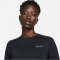 NIKE Dri-FIT Swoosh Run Lauf Mid Layer Damen 010 - black/white M