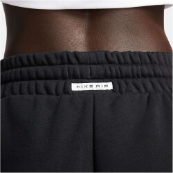 NIKE Air High-Rise Fleece Shorts Damen 010 - black/black/white L