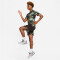 NIKE Pro Dri-FIT Slim Camouflage kurzarm Trainingsshirt Herren 220 - velvet brown/coconut milk M