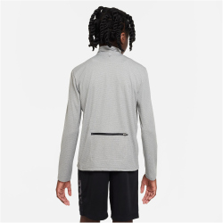 NIKE Dri-FIT Poly+ Trainingsoberteil Jungen 091 - carbon heather/reflective silv XS (122-128 cm)
