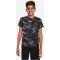 NIKE Pro Dri-FIT kurzarm Trainingshirt Jungen 010 - black/white L (147-158 cm)