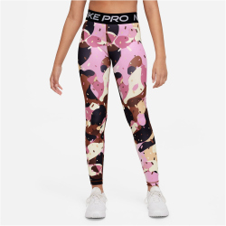 NIKE Pro Dri-FIT Leggings Mädchen 010 - black/white...