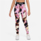 NIKE Pro Dri-FIT Leggings M&auml;dchen 010 - black/white L (146-156 cm)