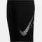 NIKE Sportswear Swoosh High-Waist Leggings Damen 010 - black/white XS