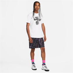 NIKE Dri-FIT "Just Do It" Basketball T-Shirt Herren 100 - white S