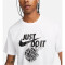 NIKE Dri-FIT "Just Do It" Basketball T-Shirt Herren 100 - white S