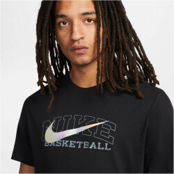 NIKE Dri-FIT Swoosh Basketball T-Shirt Herren 010 - black M