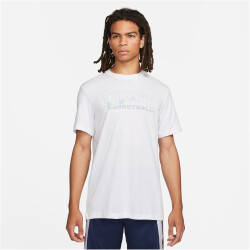 NIKE Dri-FIT Swoosh Basketball T-Shirt Herren 100 - white S